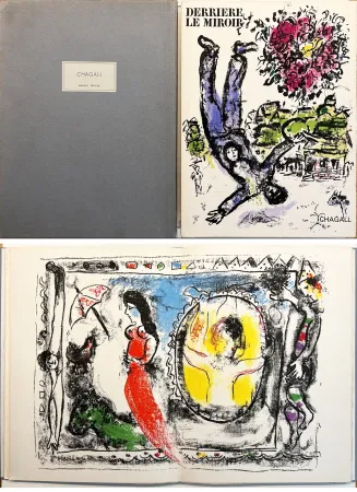 Libro Illustrato Chagall - DERRIÈRE LE MIROIR N° 147 (1964). TIRAGE DE LUXE SUR ARCHES.