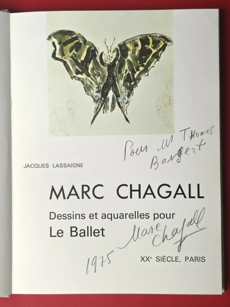 Libro Illustrato Chagall - Dessins et aquarelles pour “Le Ballet”