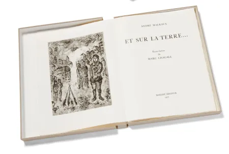 Libro Illustrato Chagall - Et Sur La Terre