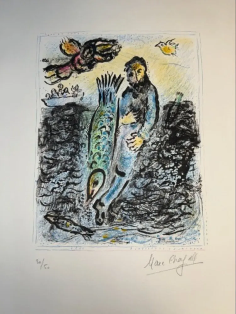 Litografia Chagall - Jonah I