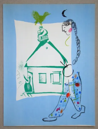 Litografia Chagall - La Maison De Mon Village