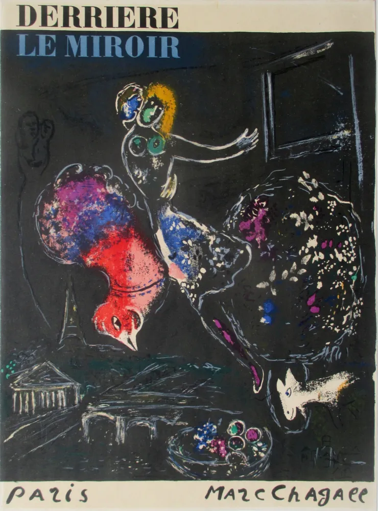 Litografia Chagall - La Nuit a Paris