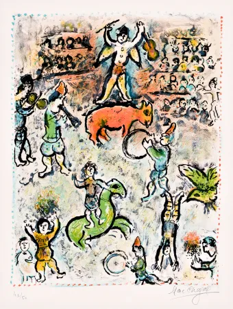 Litografia Chagall -  La Parade au Cirque 