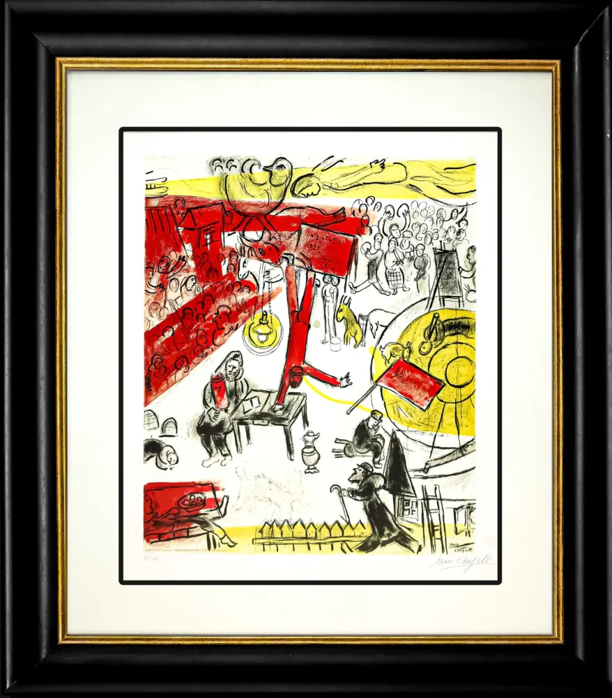 Litografia Chagall - La Révolution