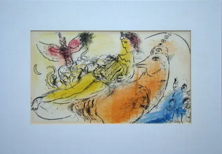 Litografia Chagall - L'Accordéoniste
