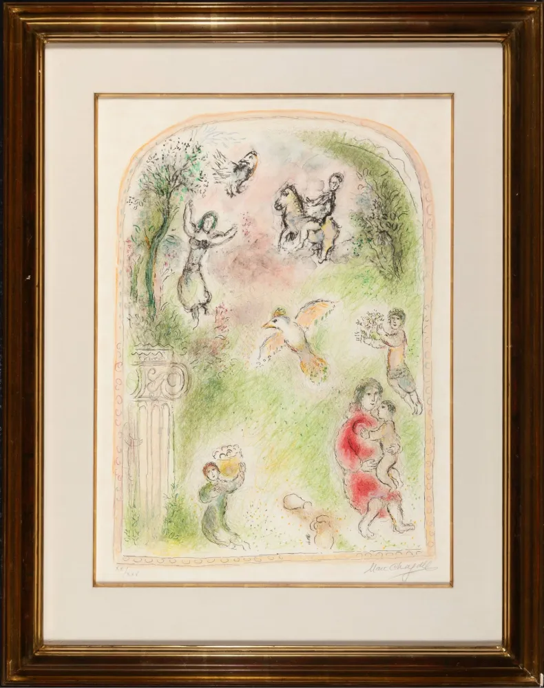 Litografia Chagall - Le jardin de pomone (The Garden of Pomona)