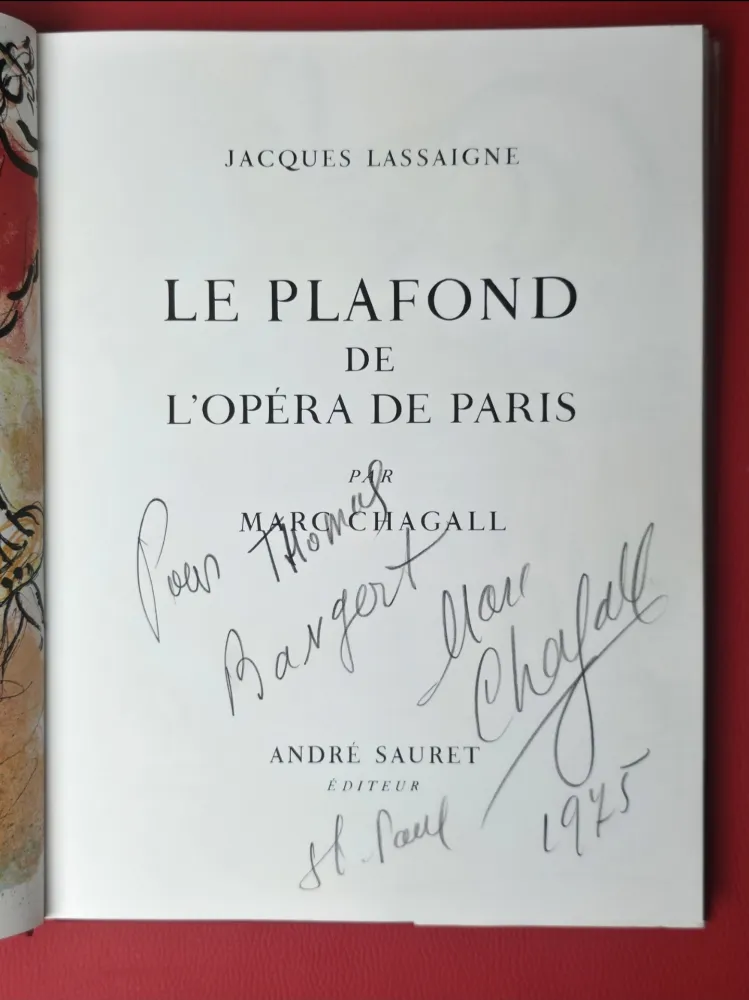 Libro Illustrato Chagall - Le plafond de l'Opéra de Paris