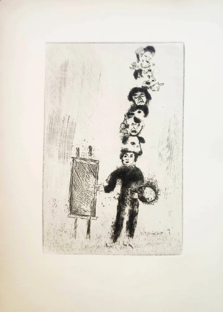 Acquaforte Chagall - Le Sept Péchés Capitaux