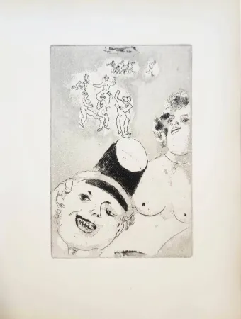 Acquaforte Chagall - Le Sept Péchés Capitaux