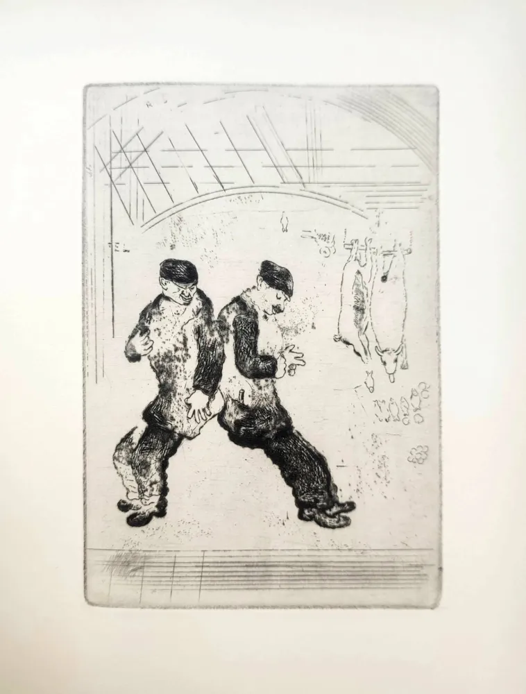 Acquaforte Chagall - Le Sept Péchés Capitaux