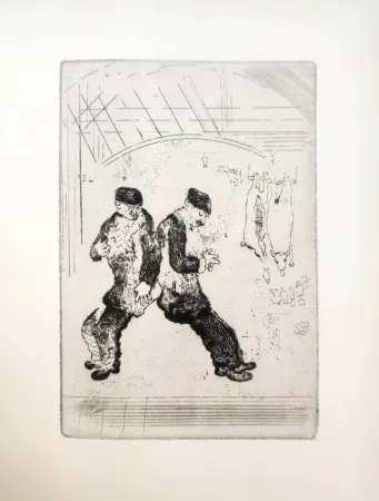 Acquaforte Chagall - Le Sept Péchés Capitaux