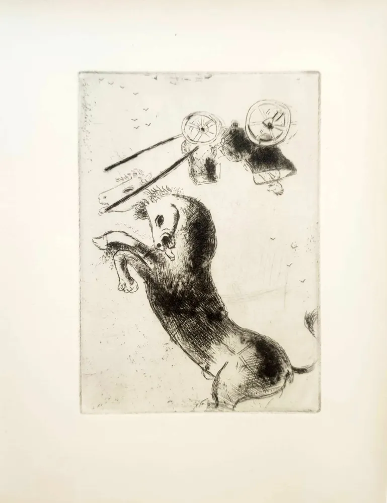 Acquaforte Chagall - Le Sept Péchés Capitaux