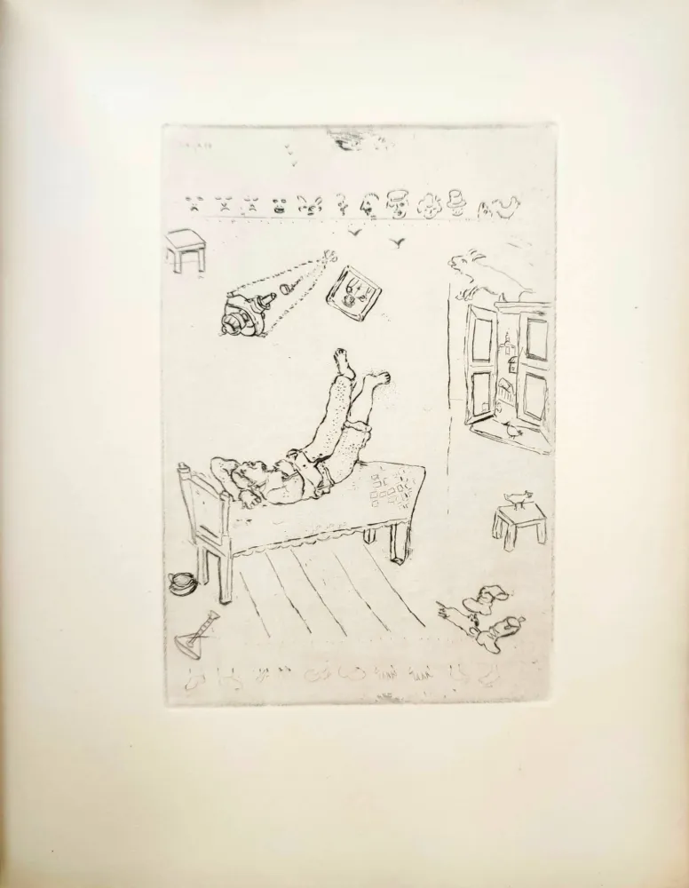 Acquaforte Chagall - Le Sept Péchés Capitaux