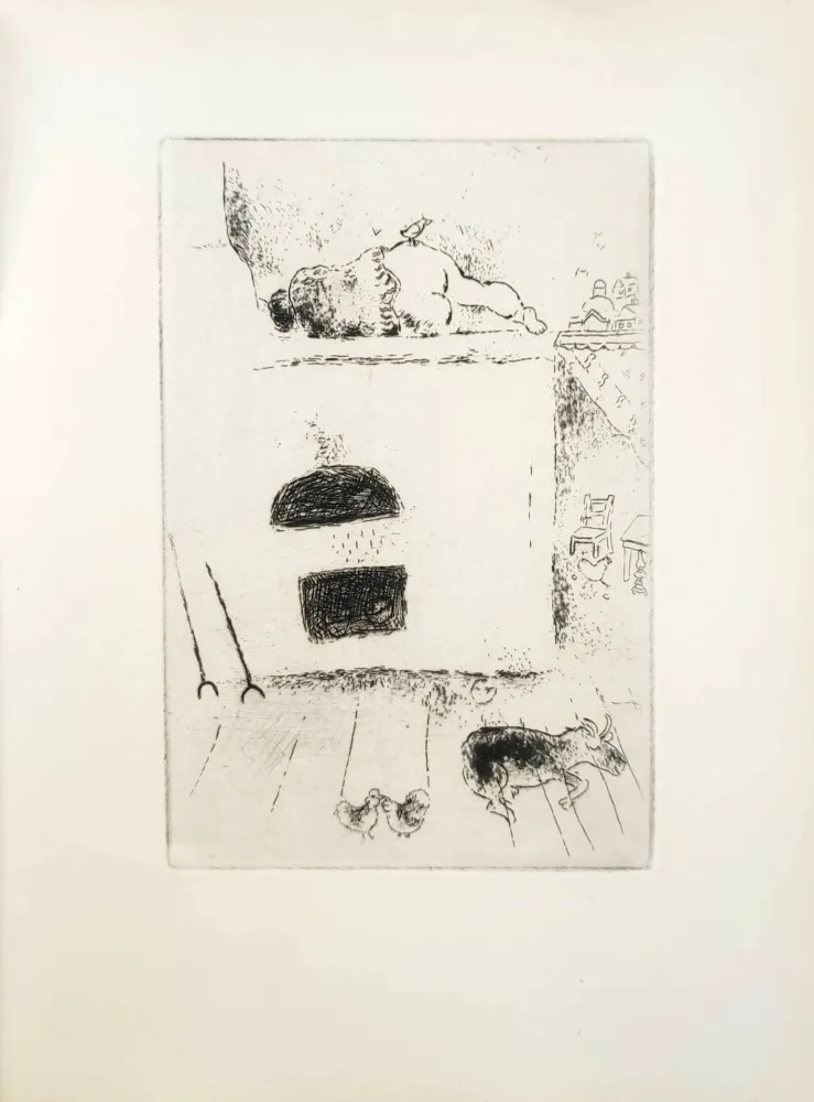 Acquaforte Chagall - Le Sept Péchés Capitaux