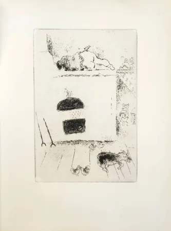 Acquaforte Chagall - Le Sept Péchés Capitaux