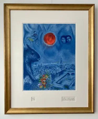 Litografia Chagall - Le Soleil de Paris
