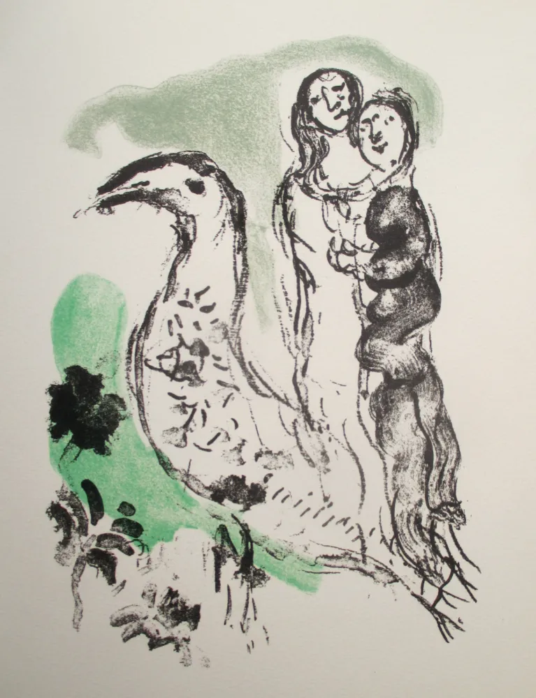 Litografia Chagall - L'Elegie des Alizes, Frontispice
