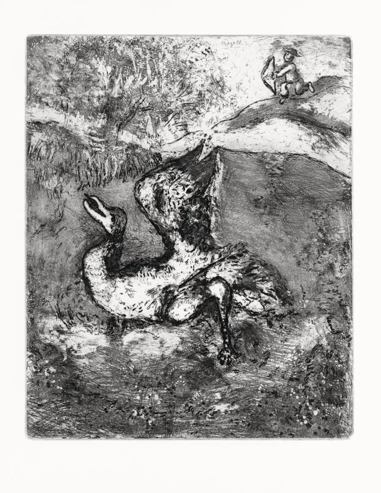 Acquaforte Chagall - Les Fables de La Fontaine