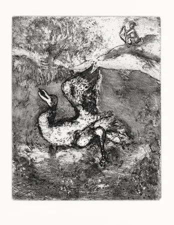 Acquaforte Chagall - Les Fables de La Fontaine