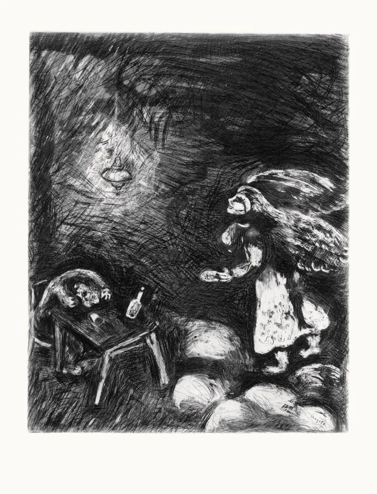 Acquaforte Chagall - Les Fables de La Fontaine