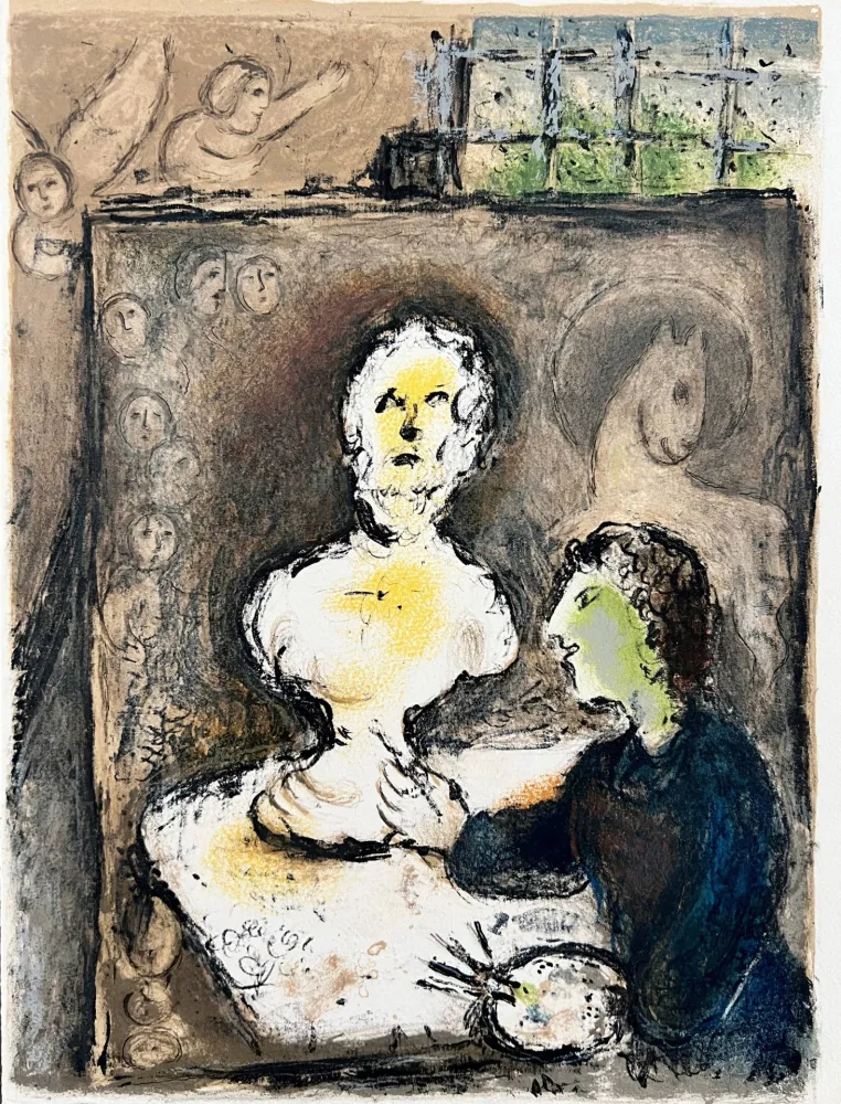 Litografia Chagall - L'Odyssée, Planche I