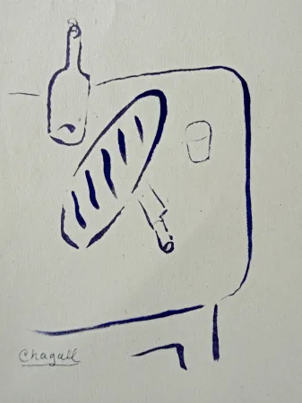 Libro Illustrato Chagall - Marc Chagall -  Le Dur désir de durer - ÉLUARD PaulEdité par Bordas, Paris, 1950