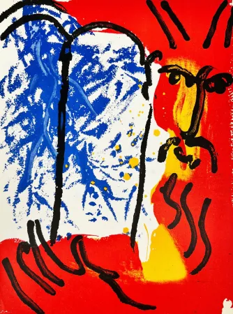 Litografia Chagall - Moses I