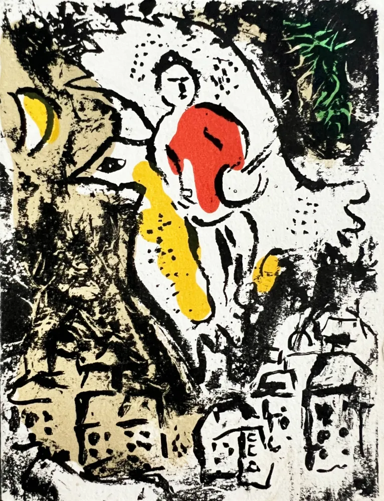 Litografia Chagall - New Year's Card