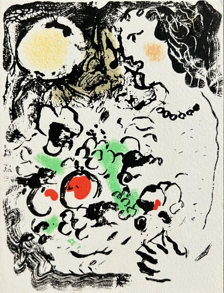 Litografia Chagall - New Year's Card