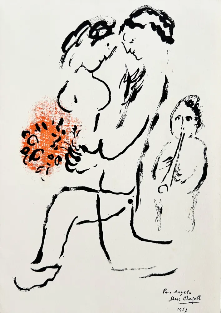 Litografia Chagall - New Year's Card