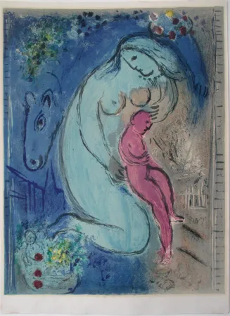 Litografia Chagall - Quai aux Fleurs