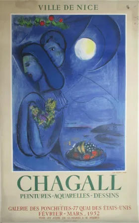 Litografia Chagall - Saint-Jean- Cap-Ferrat