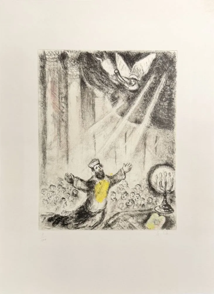 Acquaforte Chagall - Solomon's Prayer