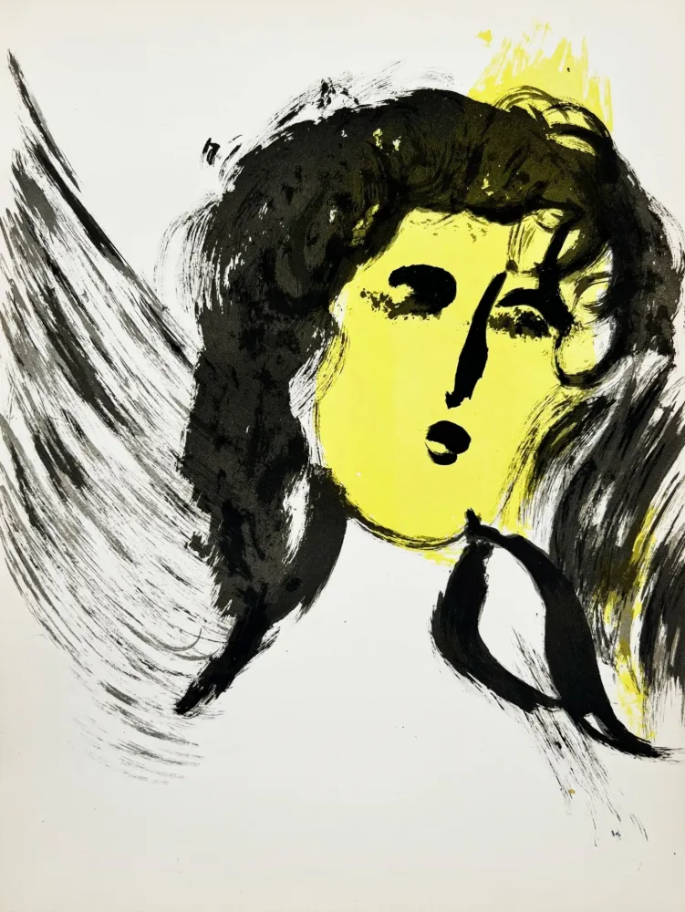 Litografia Chagall - The Angel