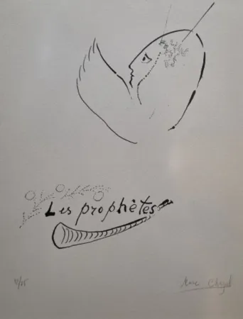 Litografia Chagall - The Prophets