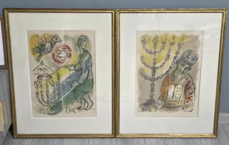 Litografia Chagall - The Story of Exodus 1966