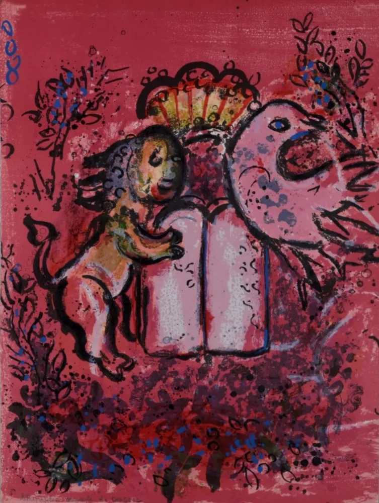Litografia Chagall - Vitraux pour Jérusalem