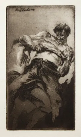 Acquaforte E Acquatinta Chahine - Croc en jambe