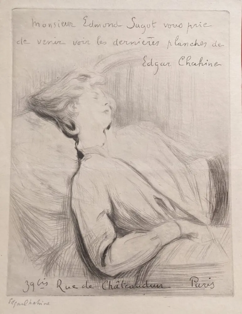 Incisione Chahine - Invitation