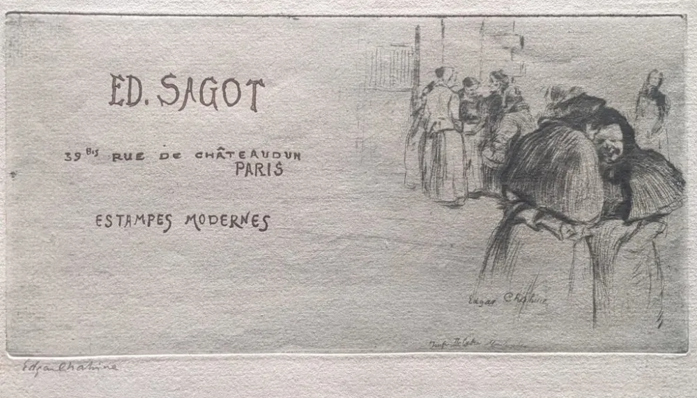 Incisione Chahine - Les Pauvresses