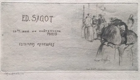 Incisione Chahine - Les Pauvresses