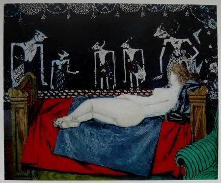 Libro Illustrato Chapelain-Midy - CATOGUE EXPOSITION JAPON et 3 Lettres manuscrites / JAPAN EXHIBITION CATALOG and 3 handwriter letters 