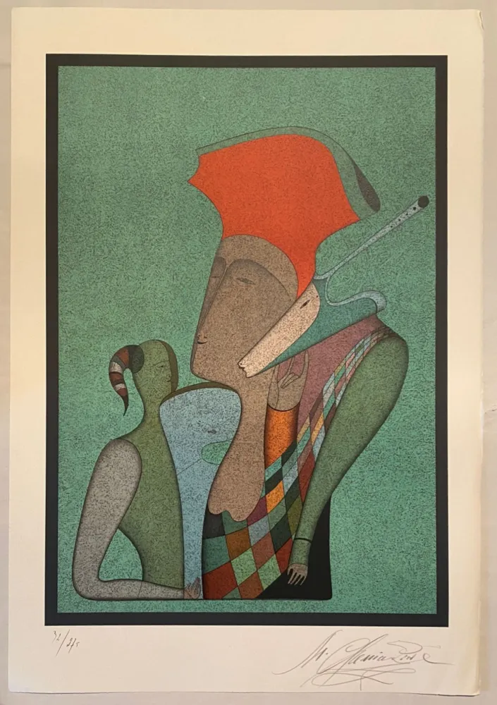 Litografia Chemiakin - Grand carnaval de Saint Pétersbourg