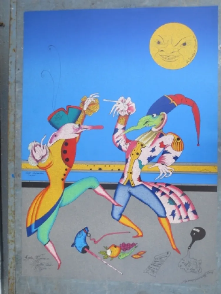 Litografia Chemiakin - Sans titre