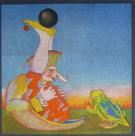 Litografia Chemiakin - Suite Carnaval de Saint Petersbourg 6