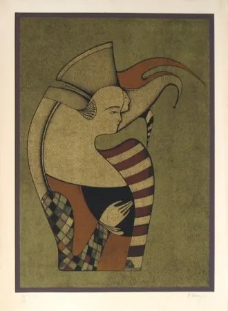 Litografia Chemiakin - Untitled