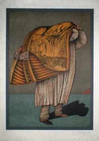 Litografia Chemiakin - Ventre de Paris 11