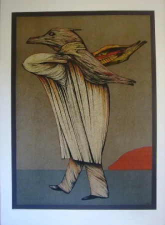 Litografia Chemiakin - Ventre de Paris 12