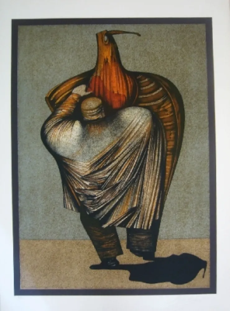 Litografia Chemiakin - Ventre de Paris 13