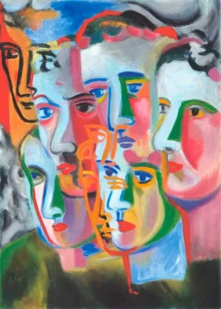 Acquatinta Chia - Enigma dei Volti